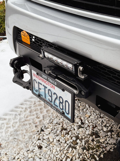 Fairlead License Plate Flip Mount - Light Bar Edition