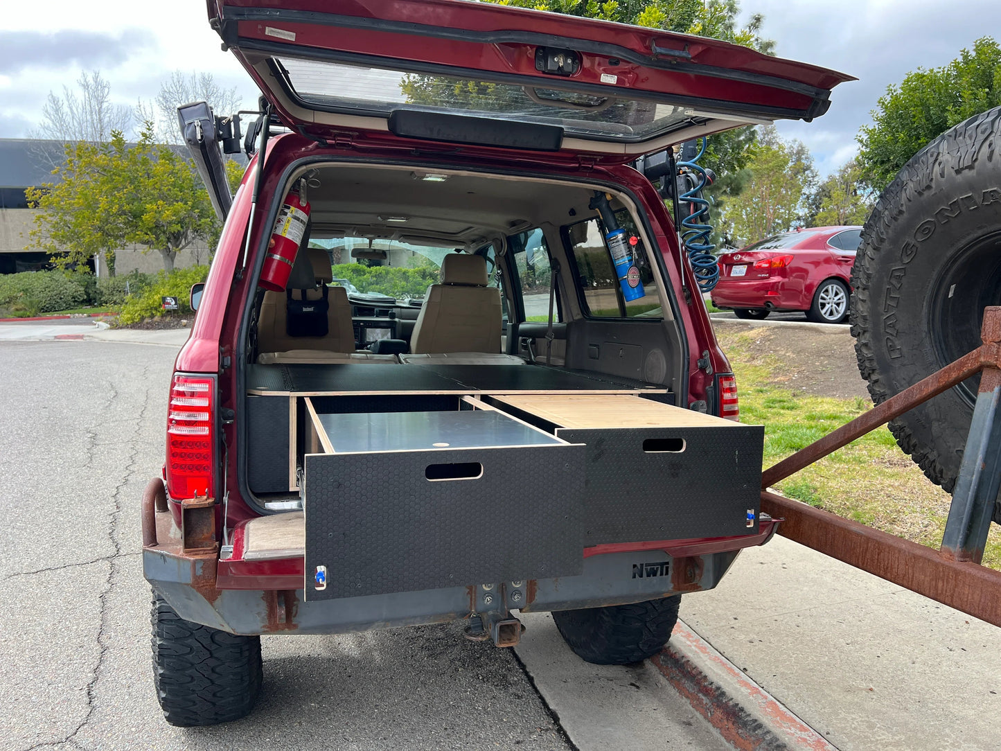 Land Cruiser 80 Series Dual Drawer Pre-Cut Kit! - 2 options