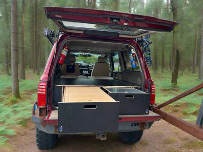 Land Cruiser 80 Series Dual Drawer Pre-Cut Kit! - 2 options