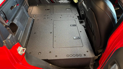 Jeep Gladiator 2019-Present JT 4 Door - Second Row Seat Delete Plate System - High Platform