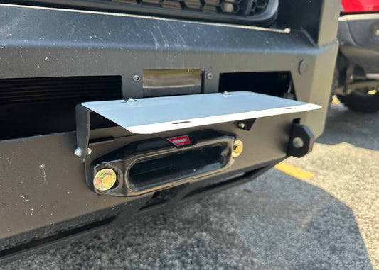 Flip Up Front License Plate Holder - Hawse Fairlead