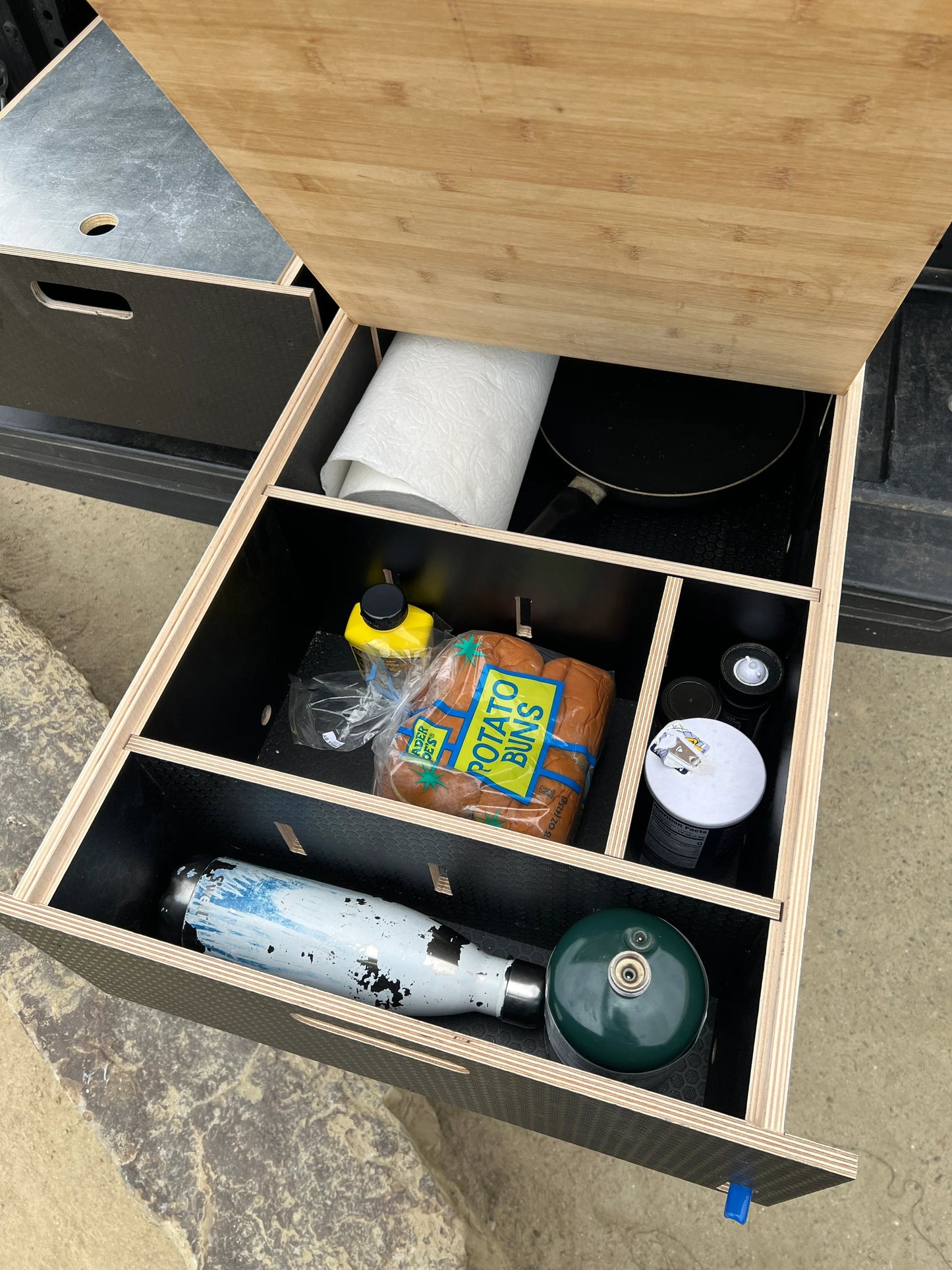 Toyota Tacoma 2nd Gen - 3rd Gen Dual Drawer Storage PreCut Kit - 2 options