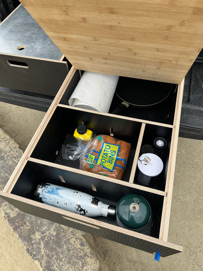 Toyota Tacoma 2nd Gen - 3rd Gen Dual Drawer Storage PreCut Kit - 2 options