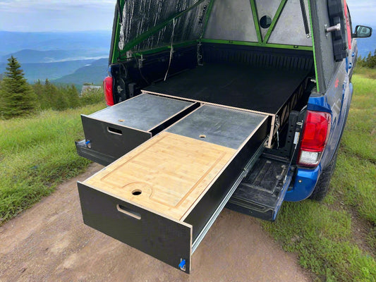 Toyota Tacoma 2nd Gen - 3rd Gen Dual Drawer Storage PreCut Kit - 2 options