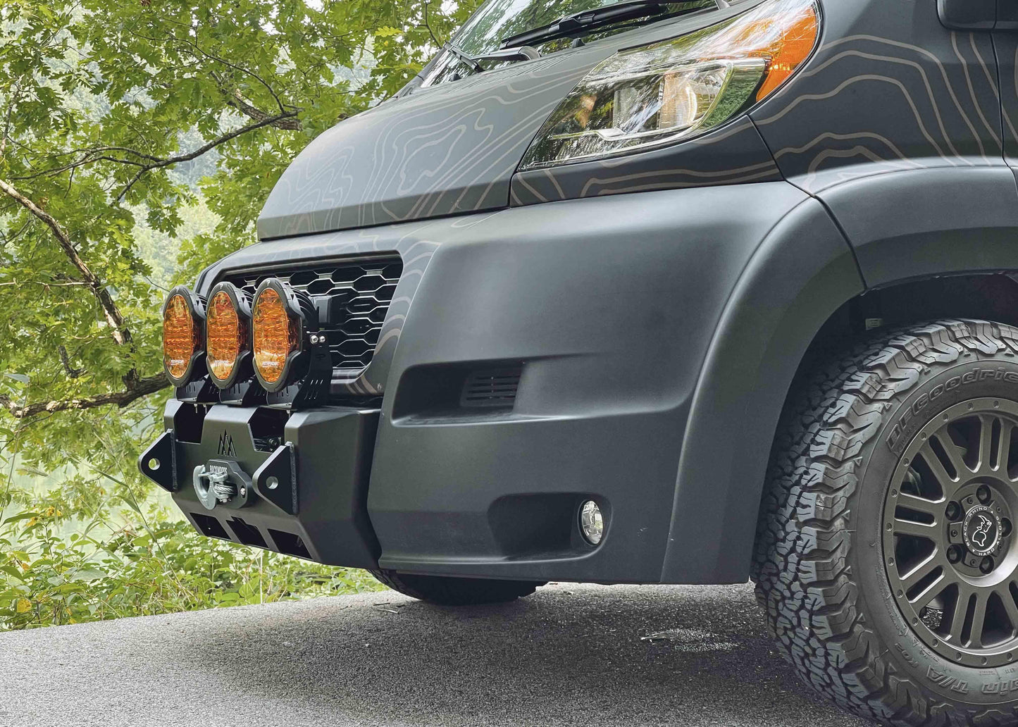 Ram Promaster (2013+) Scout Front Bumper - Backwoods Adventure Mods