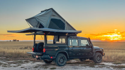 Dirtbox Canopy Camper – Modular Truck Camper Shell / Topper for Mid-Size & Full-Size Trucks (Tacoma, Rivian, Tundra, F-150, Quatermaster, Gladiator, Ram, Silverado)