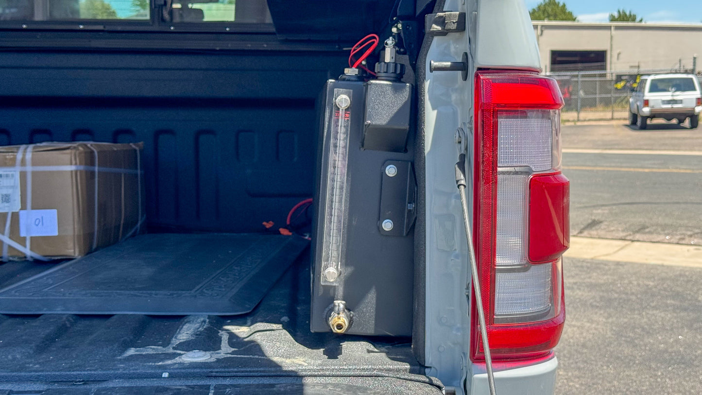 15-Gallon In-Bed Truck Water Tank – Rugged, Leak-Proof, and Built for Extreme Off-Roading