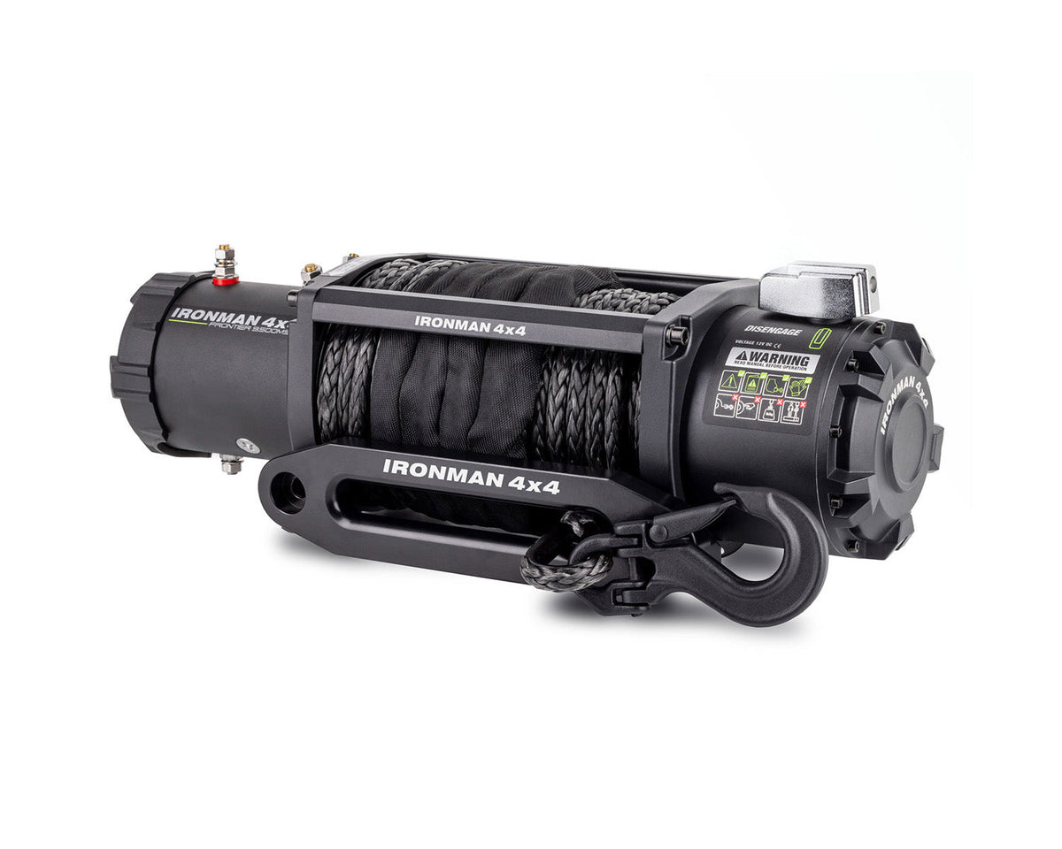 Frontier 9,500lb Winch - Synthetic Rope