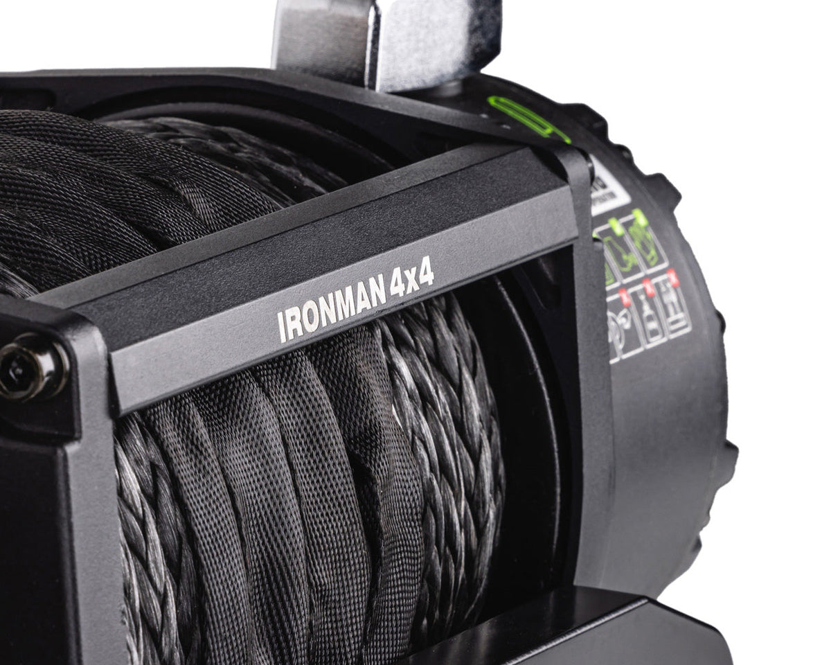 Frontier 9,500lb Winch - Synthetic Rope