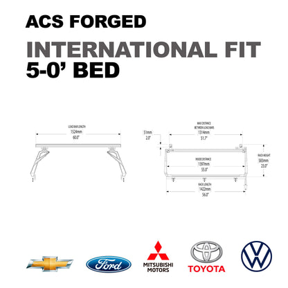 ACS FORGED Bed Rack INTERNATIONAL FITMENT
