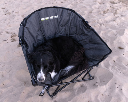 The Pet Lounger - Quick Fold Dog Camp Chair