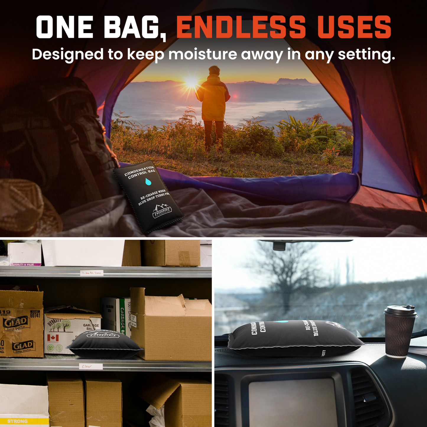 Rooftop Tent Dehumidifier Bag