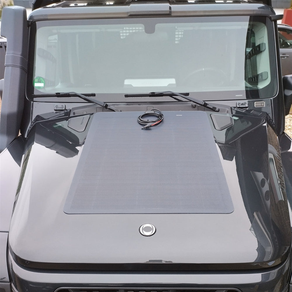 Ineos Grenadier Lensun 90W Hood/Bonnet Flexible Solar Panel