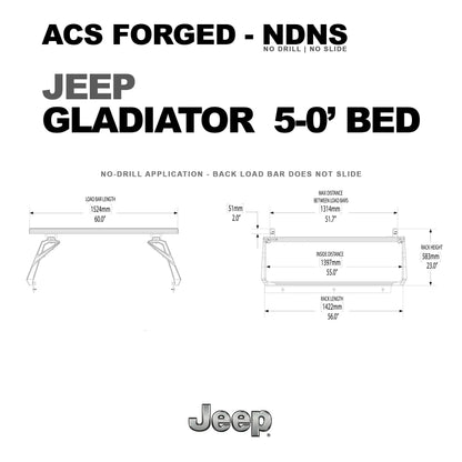Active Cargo System - FORGED NO DRILL - JEEP