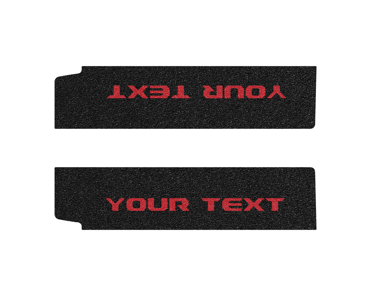 Textured Door Sill Overlays Fits 2019-2027 Jeep Wrangler