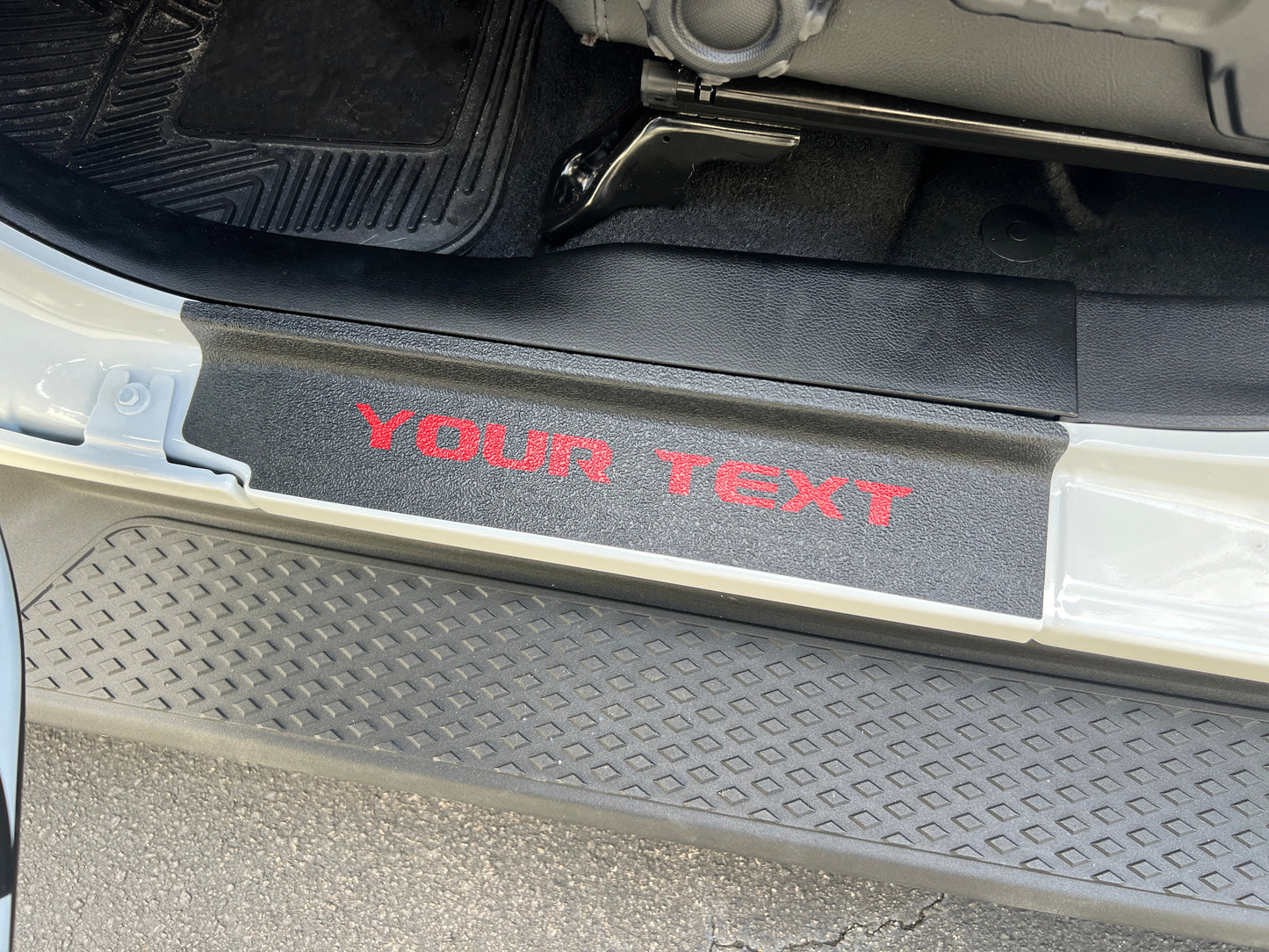 Textured Door Sill Protection Overlays Fits 2019-2026 Jeep Gladiator