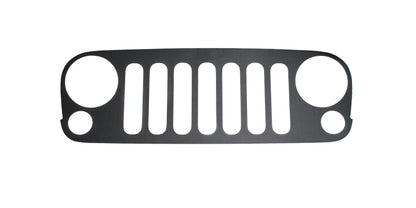 Front Grill Overlay Fits 2007-2018 Jeep Wrangler JK