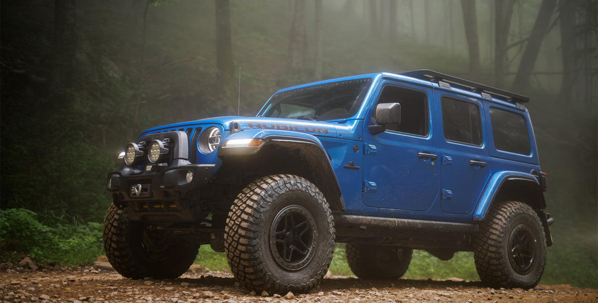 AEV Blacktail Dualsport Wheel for JL Wrangler & Gladiator - Gloss Black, 17x8.5 /  5x5 ET25