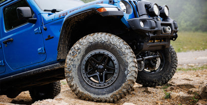 AEV Blacktail Dualsport Wheel for JK/ JL Wrangler & Gladiator - Gloss Black, 17x8.5 / 5x5 0ET