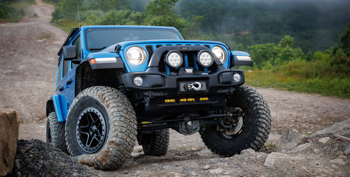 AEV Blacktail Dualsport Wheel for JL Wrangler & Gladiator - Gloss Black, 17x8.5 /  5x5 ET25