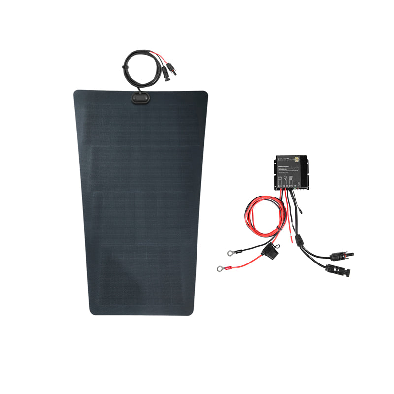 Jeep CJ-7 Lensun 40W 12V Hood/Bonnet Flexible Solar Panel