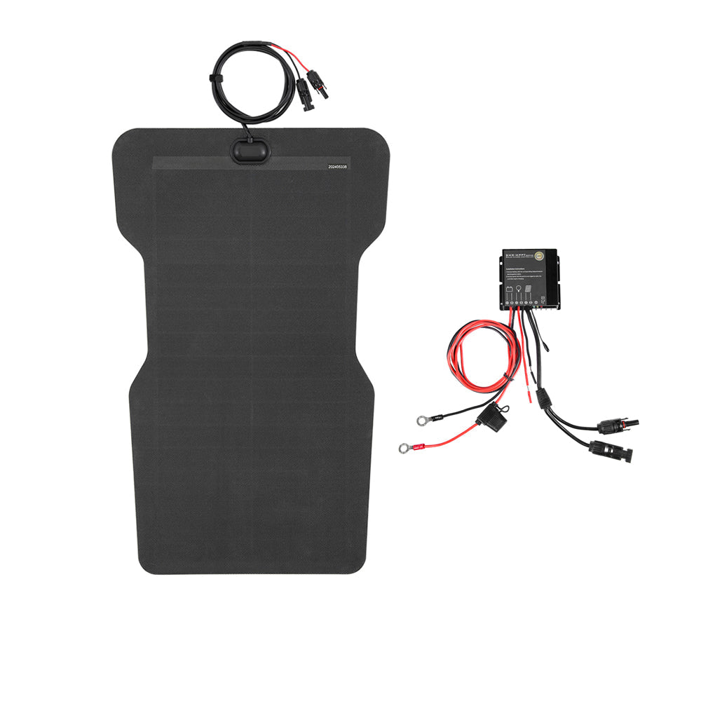 Jeep Gladiator JT (2021-Present) Lensun 55W Hood Flexible Solar Panel