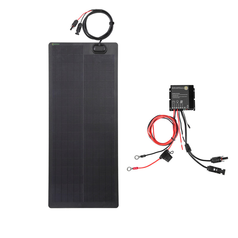 Jeep Wrangler JLU Rubicon (2018-Present) Lensun 50W Hood Solar Panel