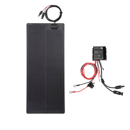 Jeep Wrangler JLU Rubicon (2018-Present) Lensun 50W Hood Solar Panel