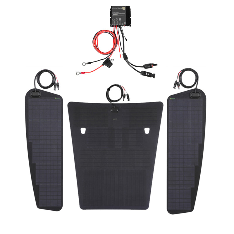 Jeep Cherokee KL (2014-2022) Lensun 145W Hood Flexible Solar Panel