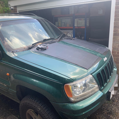 Jeep Grand Cherokee WJ (1996-2004) Lensun 130W Hood Flexible Solar Panel