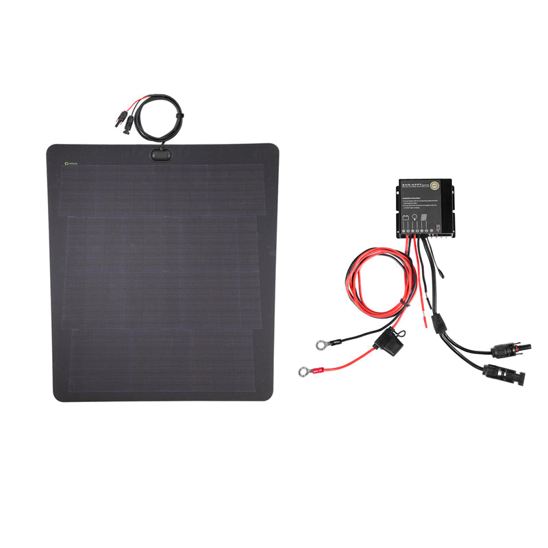 Jeep Wrangler YJ (1987-1995) Lensun 65W Hood Flexible Solar Panel