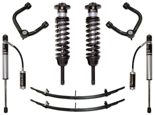 ICON 2005-2015 Toyota Tacoma 0-3.5 inch Lift/2016-2023 Tacoma 0-2.75 inch Lift, Stage 3 Suspension System, Tubular UCA