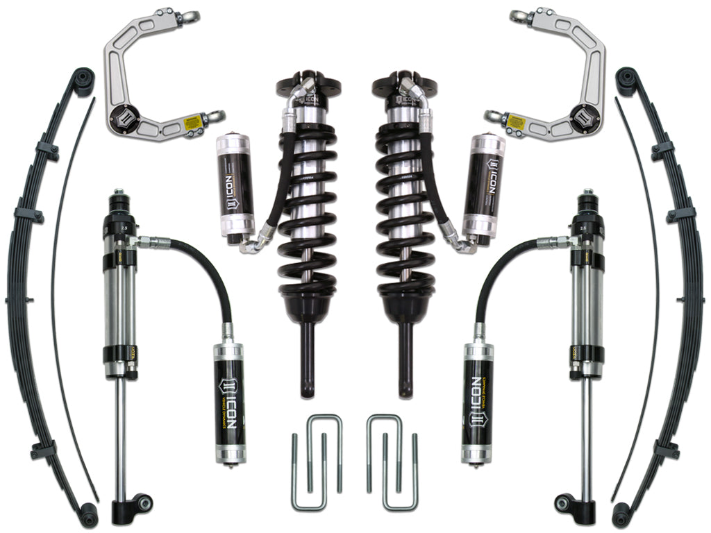 2005-2015 Toyota Tacoma 0-3.5 Inch Lift/2016-2023 Tacoma 0-2.75 Inch Lift Stage 10 Suspension System Billet UCA Icon Vehicle Dynamics