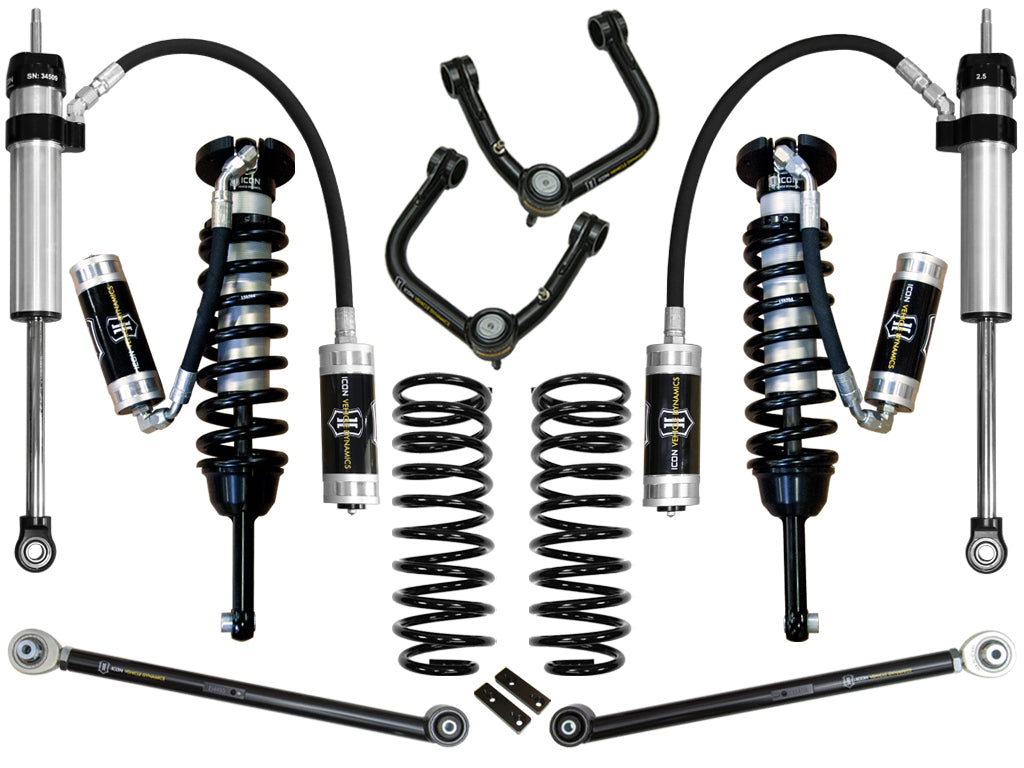 2010-2024 Toyota 4Runner/2010-2014 Toyota FJ Cruiser 0-3.5 Inch Lift Stage 5 Suspension System Tubular UCA Icon Vehicle Dynamics