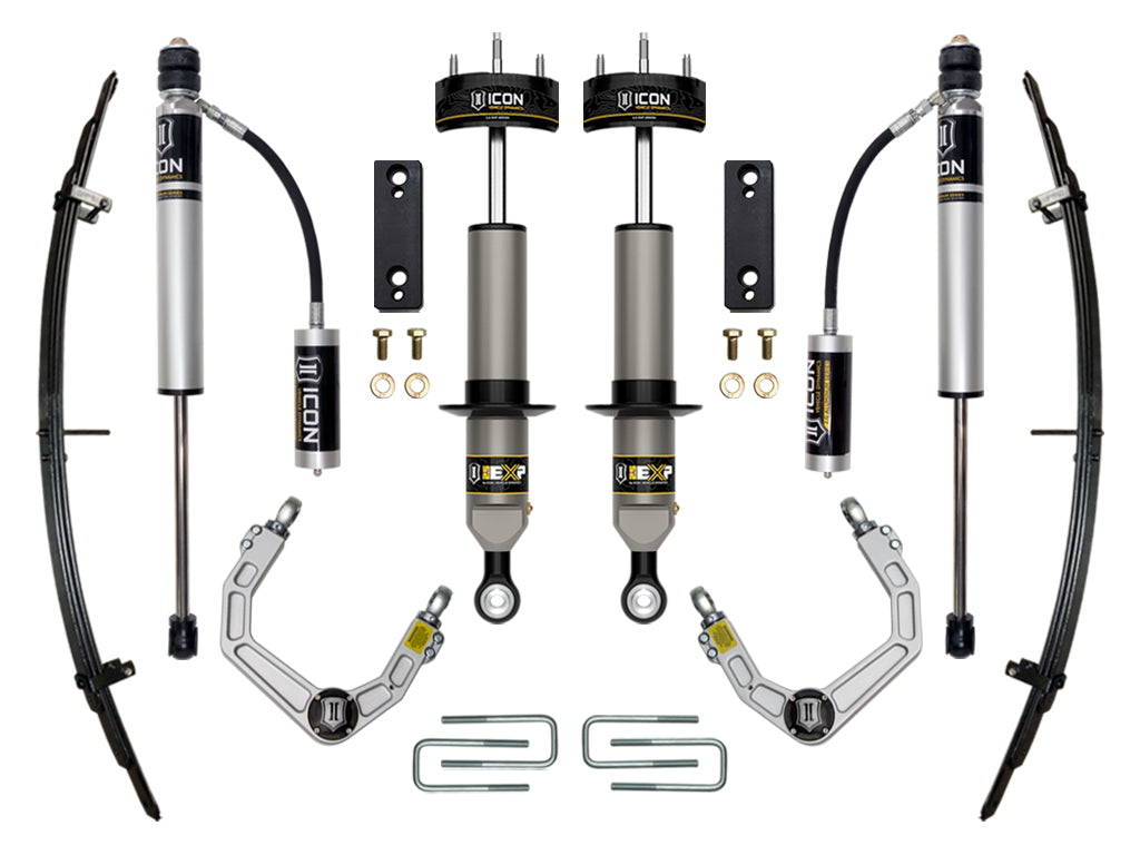 2005-2023 Toyota Tacoma 0-2 Inch Lift Stage 3 Exp Suspension System Billet UCA Icon Vehicle Dynamics