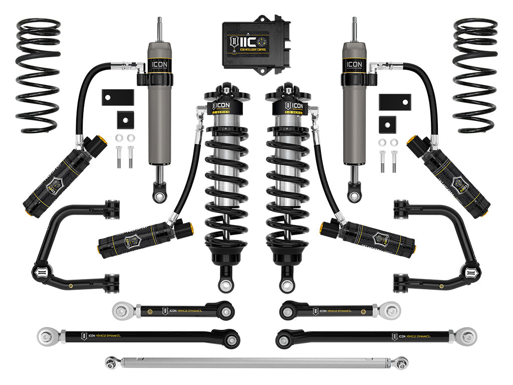 2023-2025 Toyota Sequoia 3-4.25 Inch Lift Stage 3 3.0 Suspension System Tubular Icon Vehicle Dynamics