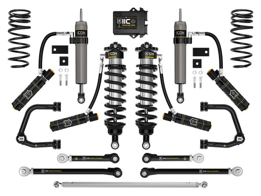2023-2025 Toyota Sequoia 3-4.25 Inch Lift Stage 3 3.0 Suspension System Tubular Icon Vehicle Dynamics
