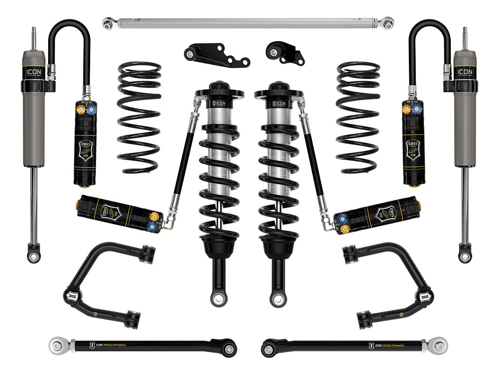 2024-2025 Lexus GX550 1.25-3 Inch Lift Stage 8 Suspension System CDXS Tubular Icon Vehicle Dynamics