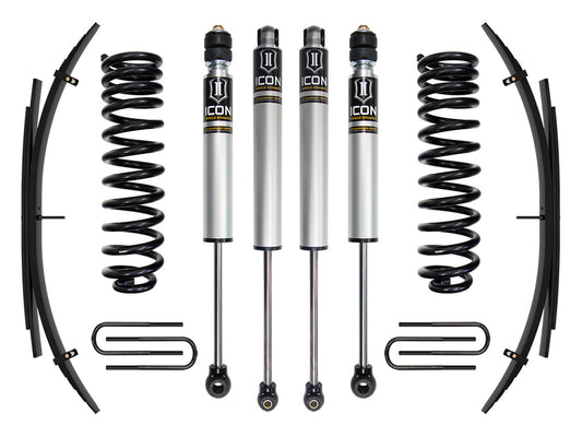 2017-2019 Ford F-250/F-350 4WD Diesel 2.5 Inch Lift Stage 1 Suspension System W/ Expansion Packs Icon Vehicle Dynamics