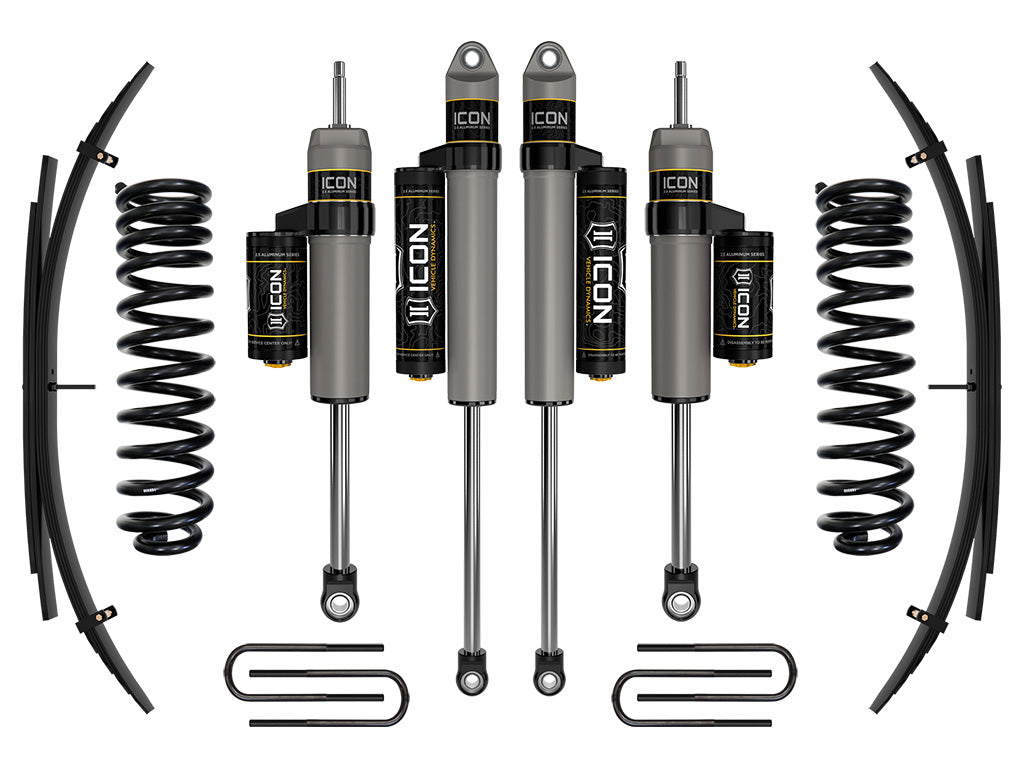 2017-2019 Ford F-250/F-350 4WD Diesel 2.5 Inch Lift Stage 2 Suspension System W/ Expansion Packs Icon Vehicle Dynamics