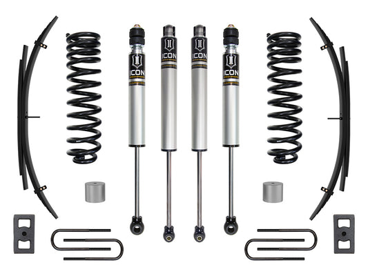 2023 Ford F-250/F-350 Super Duty 4WD Diesel 2.5 Inch Lift Stage 1 Suspension System W/ Expansion Packs Icon Vehicle Dynamics