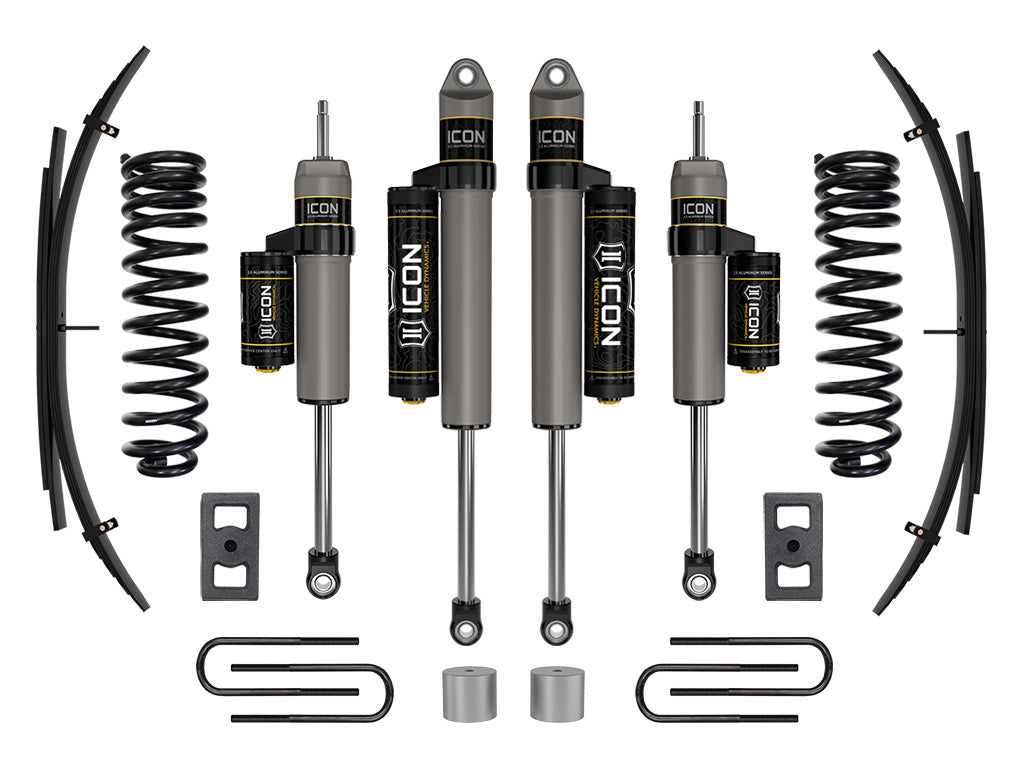 2023 Ford F-250/F-350 Super Duty 4WD Diesel 2.5 Inch Lift Stage 2 Suspension System W/ Expansion Packs Icon Vehicle Dynamics