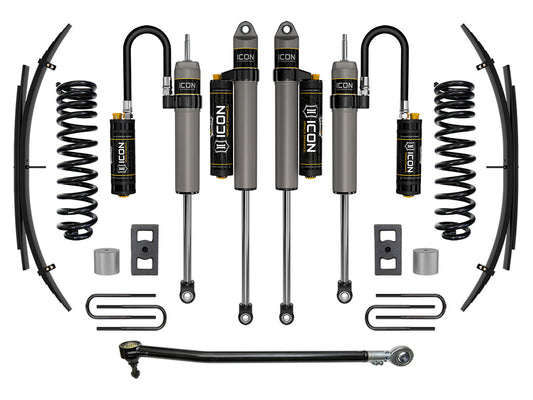2023 Ford F-250/F-350 Super Duty 4WD Diesel 2.5 Inch Lift Stage 4 Suspension System W/ Expansion Packs Icon Vehicle Dynamics