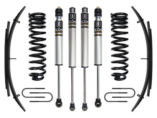 2008-2010 Ford F-250/F-350 Super Duty 4WD Diesel 2.5 Inch Lift Stage 1 Suspension System W/ Expansion Packs Icon Vehicle Dynamics