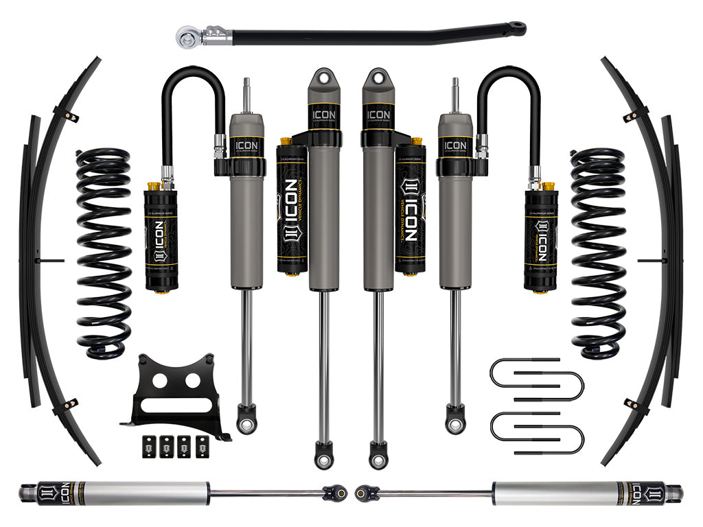 2008-2010 Ford F-250/F-350 Super Duty 4WD Diesel 2.5 Inch Lift Stage 5 Suspension System W/ Expansion Packs Icon Vehicle Dynamics