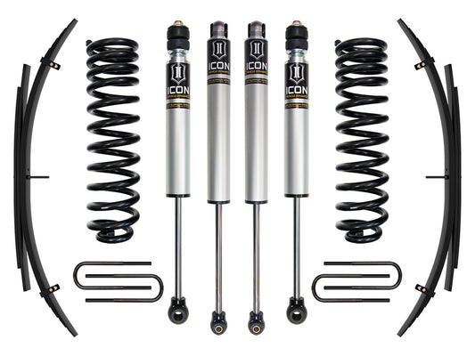 2011-2016 Ford F-250/F-350 Super Duty 4WD Diesel 2.5 Inch Lift Stage 1 Suspension System W/ Expansion Packs Icon Vehicle Dynamics