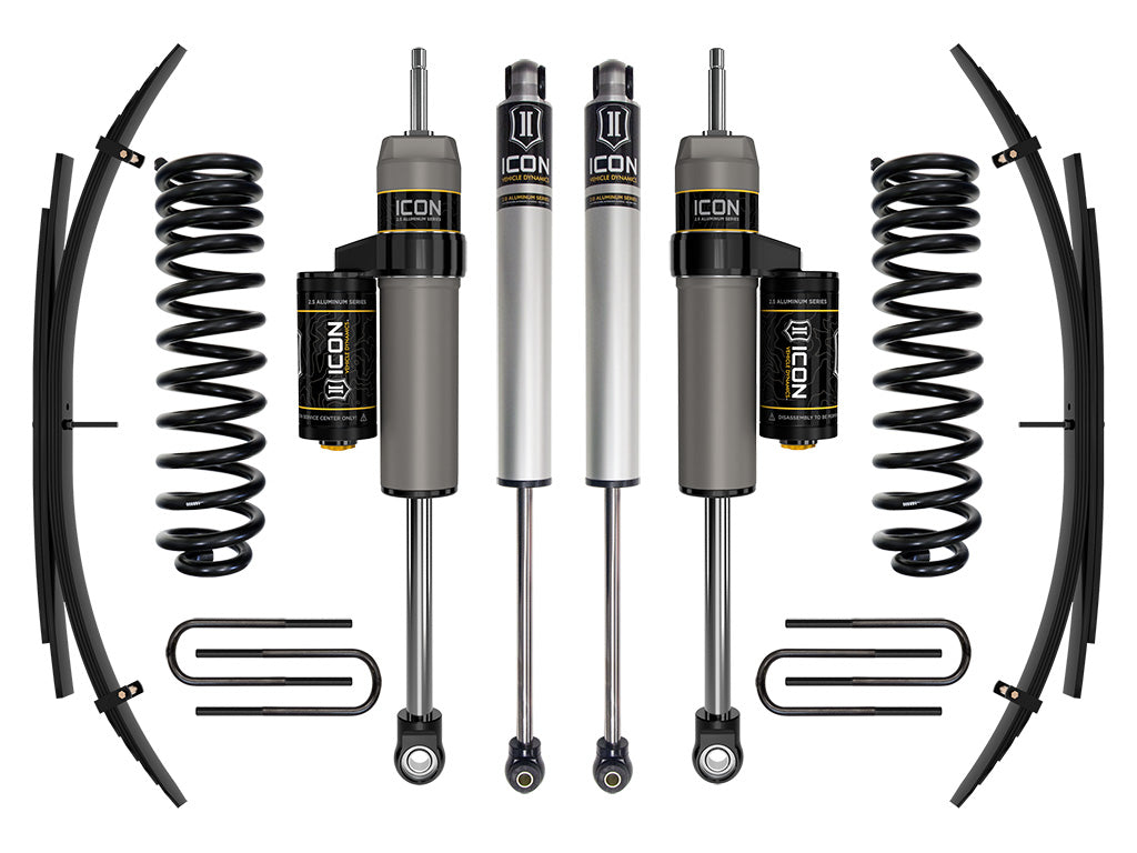 2011-2016 Ford F-250/F-350 Super Duty 4WD Diesel 2.5 Inch Lift Stage 2 Suspension System W/ Expansion Packs Icon Vehicle Dynamics
