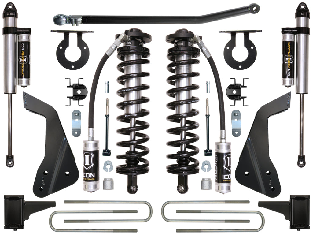 05-07 Ford F-250/F-350 4-5.5 Inch Stage 3 Coilover Conversion System Icon Vehicle Dynamics