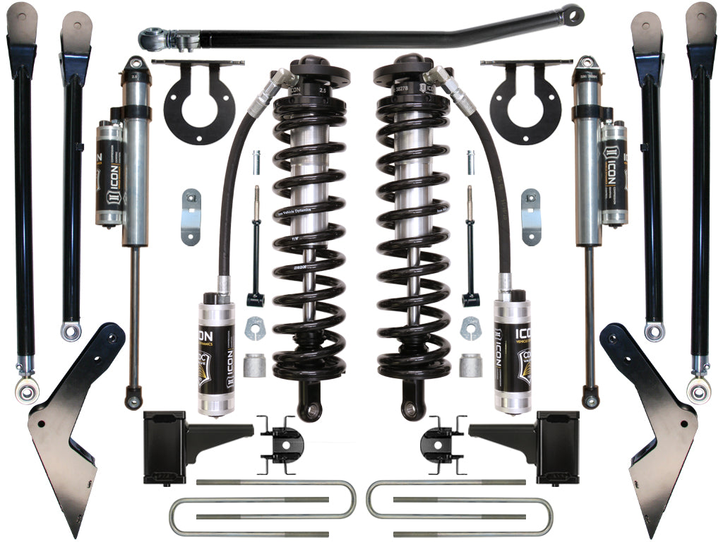 05-07 Ford F-250/F-350 4-5.5 Inch Stage 4 Coilover Conversion System Icon Vehicle Dynamics