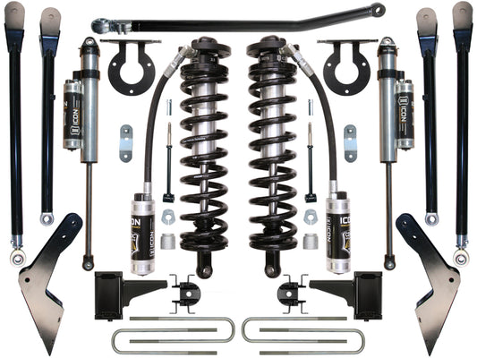 05-07 Ford F-250/F-350 4-5.5 Inch Stage 4 Coilover Conversion System Icon Vehicle Dynamics